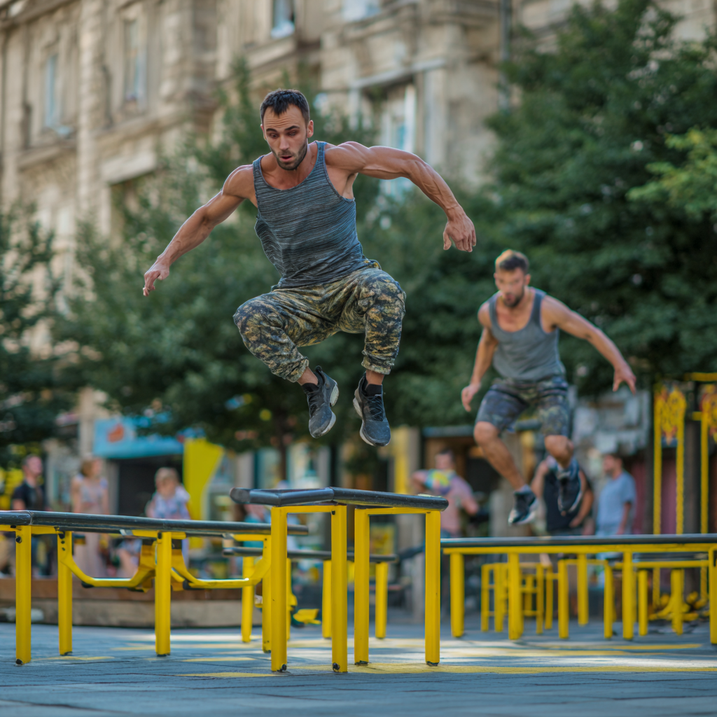 Модерна фитнес зала с оборудване
